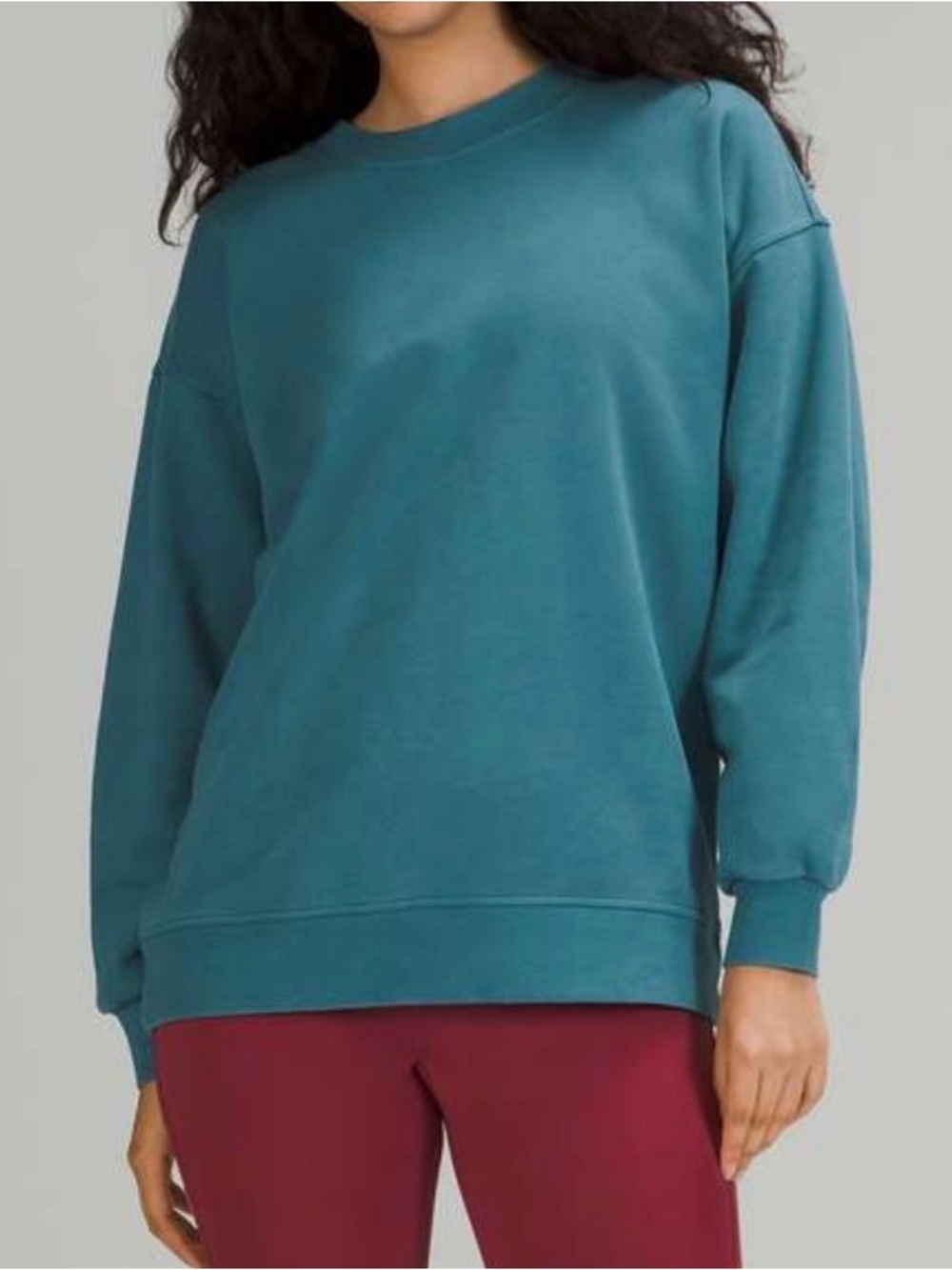 Lululemon Oversized Crew in Capture Blue Size Medium